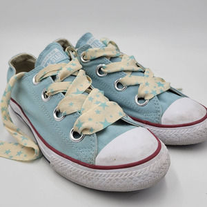 Converse Girls' Eyelet Star Lace Low Top 660727F, Size 4